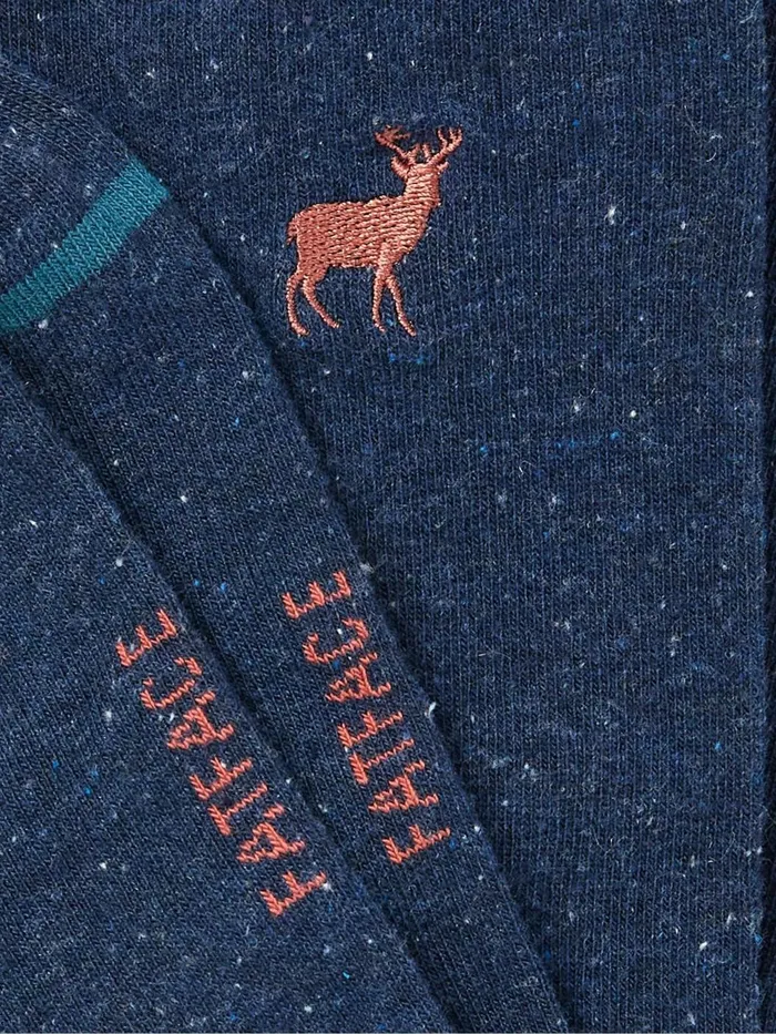 Fat Face Socks Blue Stag Socks 1 Pack 8211 Men