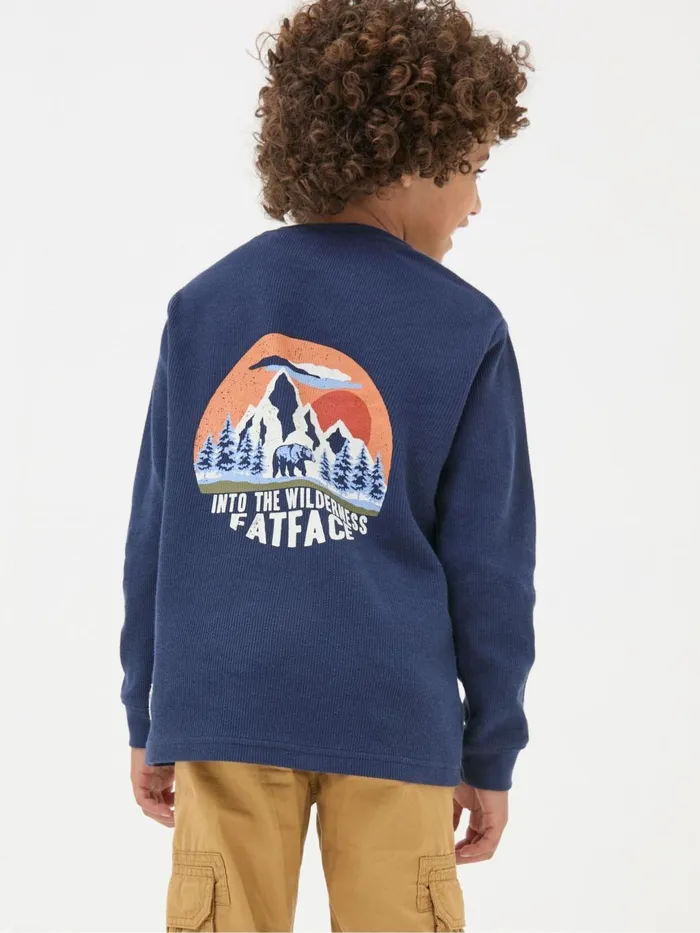 Fat Face TShirts and Polos Navy Blue TShirt 8211 Kids Fat Face TShirts and Polos Navy Blue TShirt 8211 Kids