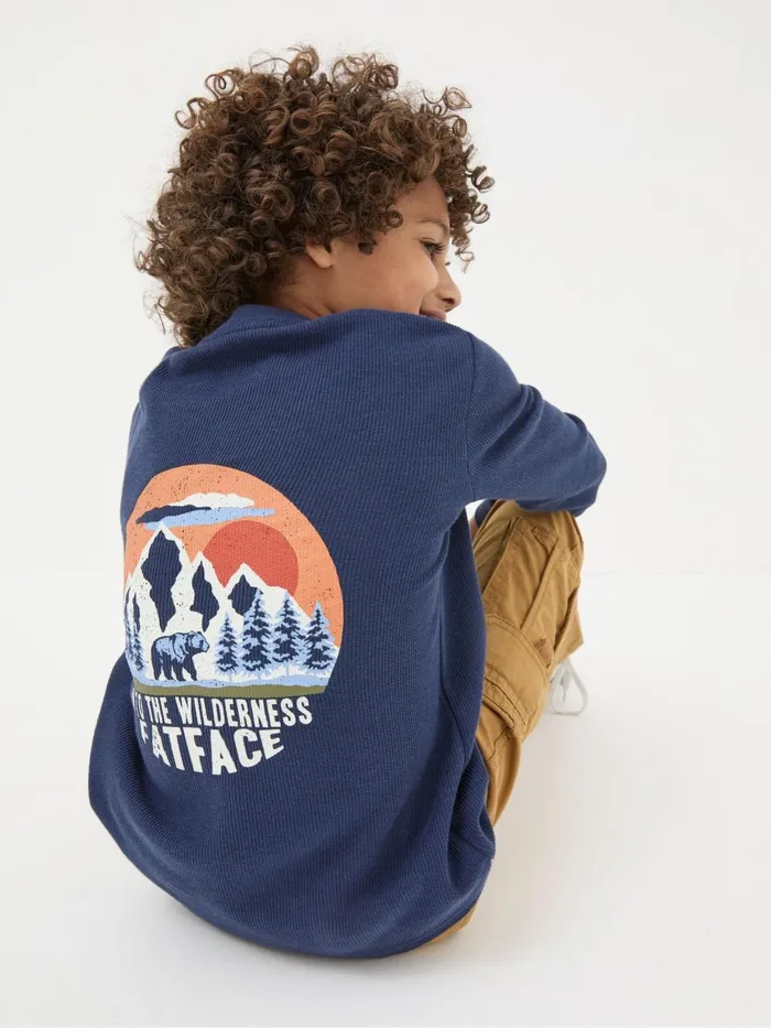 Fat Face TShirts and Polos Navy Blue TShirt 8211 Kids Fat Face TShirts and Polos Navy Blue TShirt 8211 Kids
