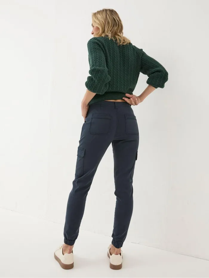 Fat Face Trousers and Leggings Hythe Blue Cargo Trousers 8211 Women