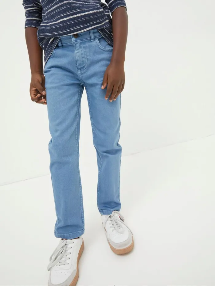 Fat Face Trousers Jeans and Joggers Falmer Blue 5 Pocket Trousers 8211 Kids