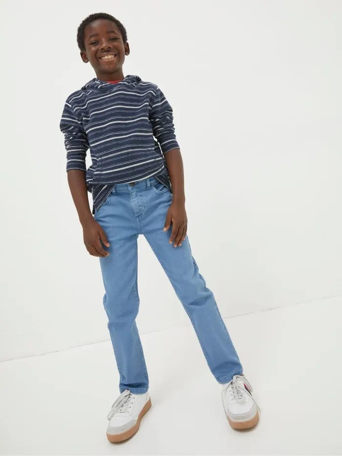 Fat Face Trousers Jeans and Joggers Falmer Blue 5 Pocket Trousers 8211 Kids
