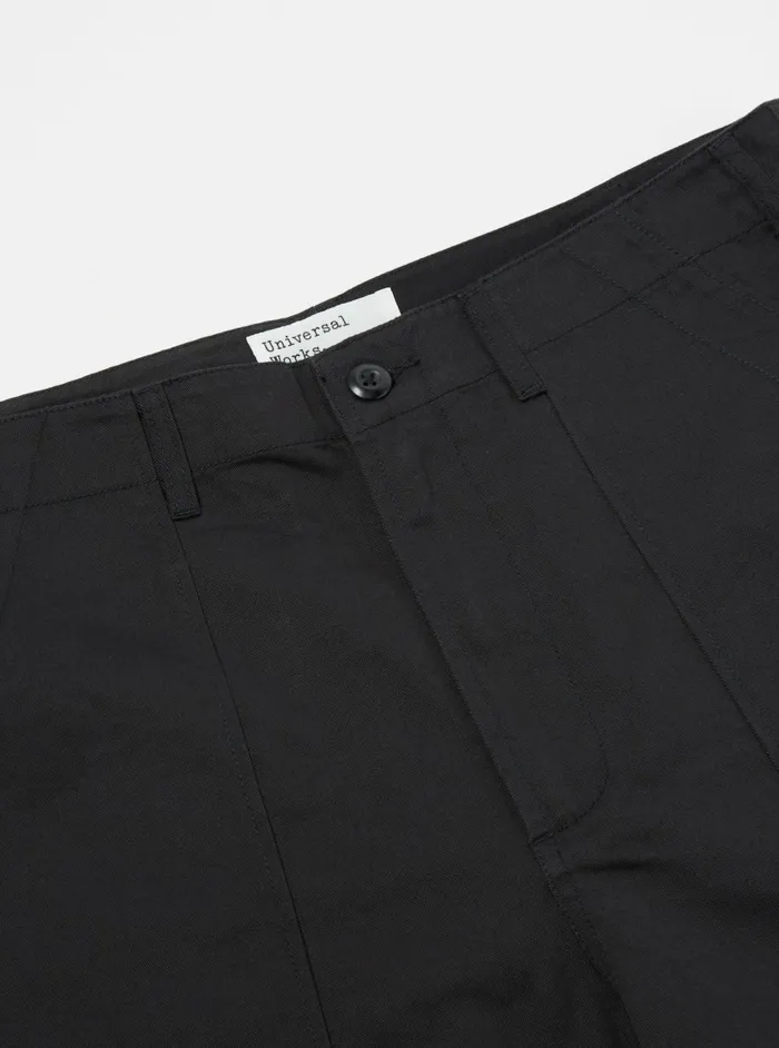 Fatigue Pant In Black Twill Men Universal Works Cotton Twill