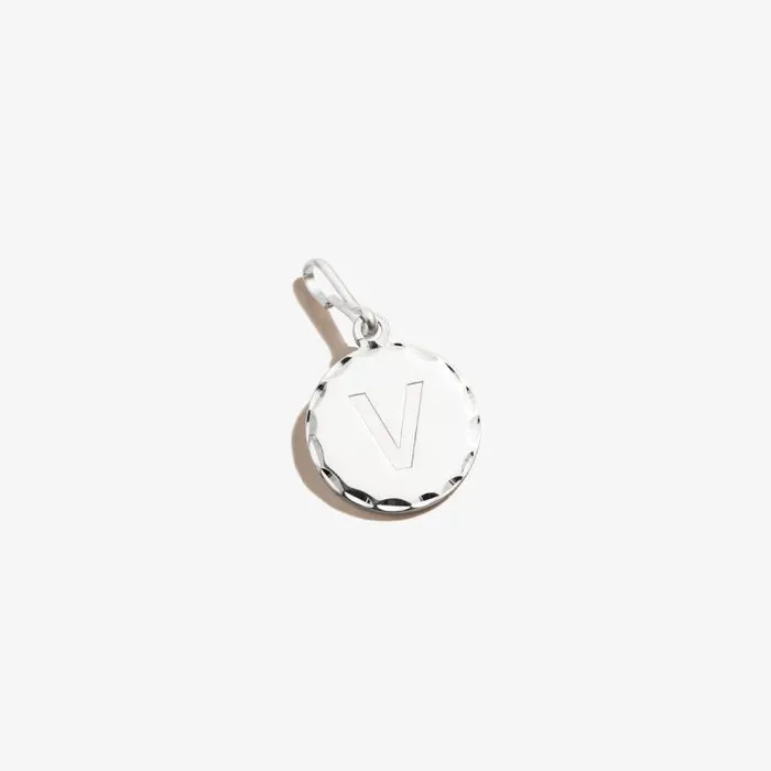 Fine Jewelry Women Alex And Ani Initial V Charm Sterling Silver