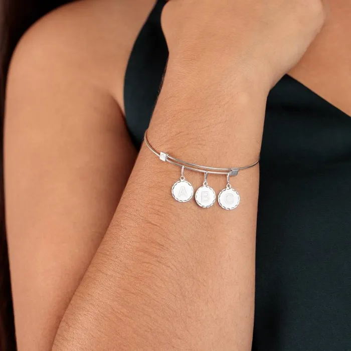 Fine Jewelry Women Alex And Ani Initial V Charm Sterling Silver