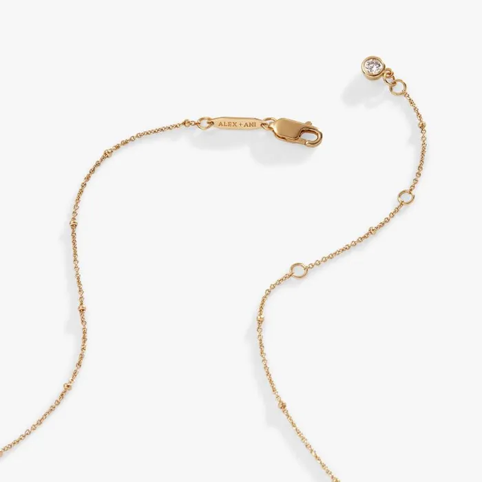 Fine Jewelry Women Alex And Ani Sun Lariat Adjustable Necklace 14kt Gold Over Sterling Silver
