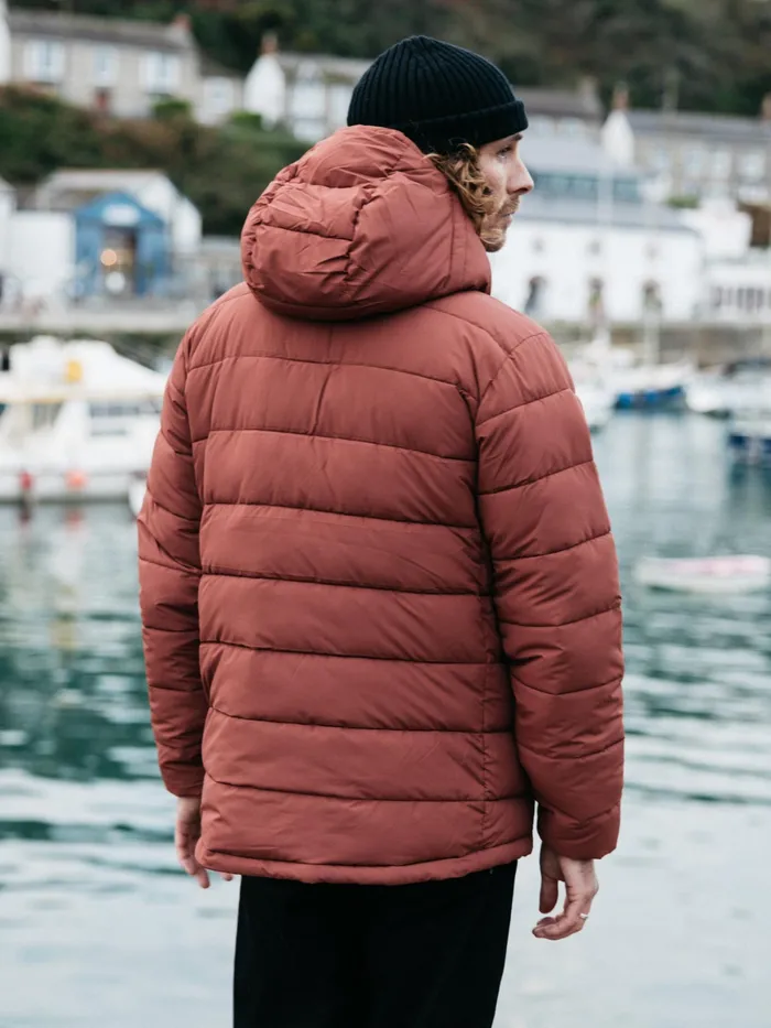 Finisterre Jackets and Coats Men Nebulas Insulated Jacket Dark Rosewood