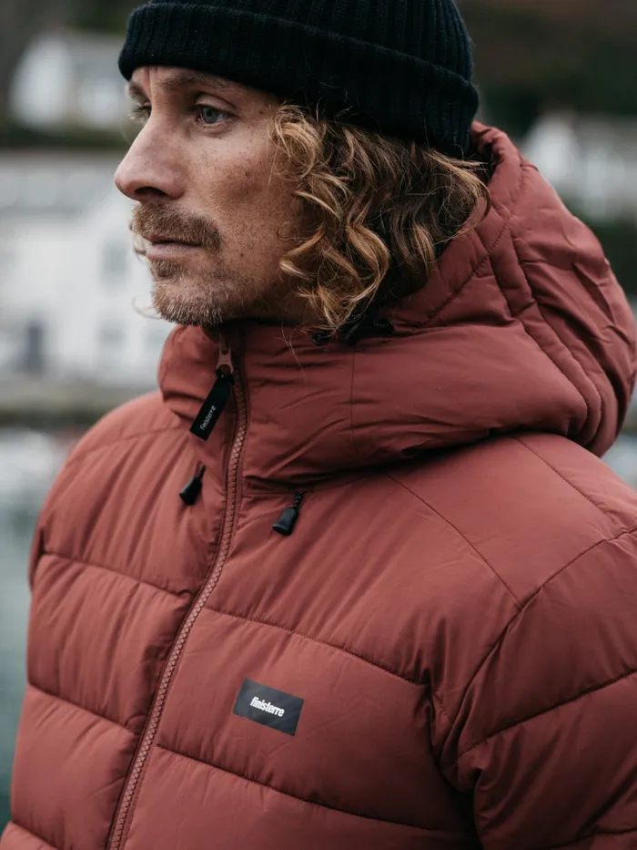 Finisterre Jackets and Coats Men Nebulas Insulated Jacket Dark Rosewood