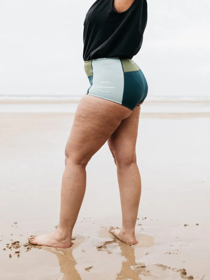 Finisterre Swimwear and Bikinis Women Nieuwland 2mm Yulex Pant Tealkhakiaqua