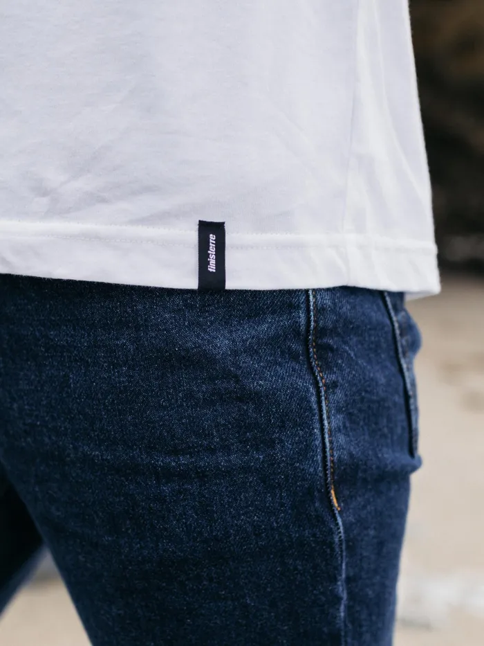 Finisterre TShirts Men Harlyn TShirt White
