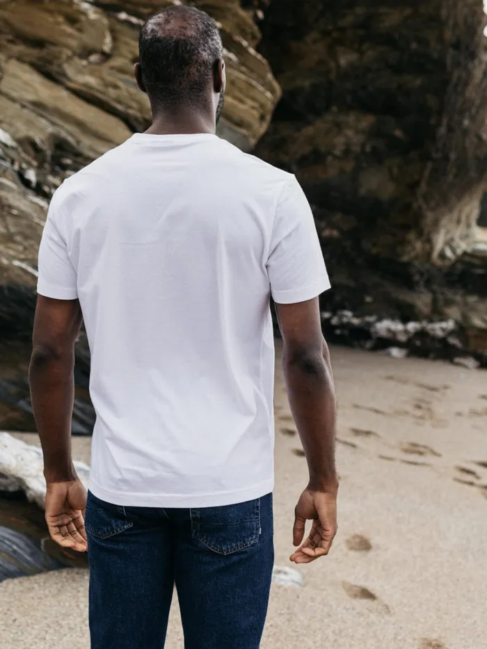 Finisterre TShirts Men Harlyn TShirt White