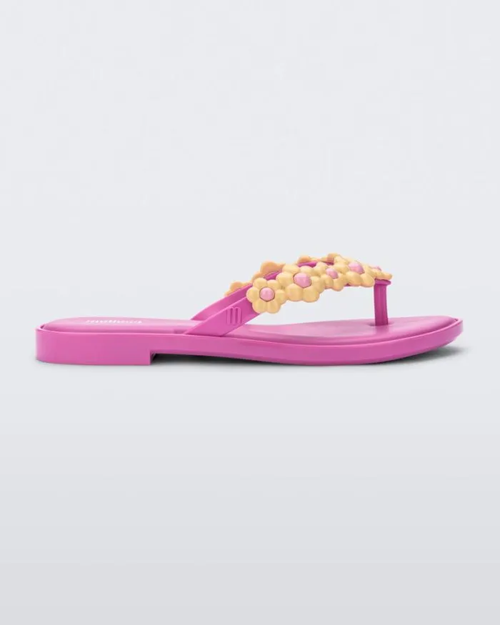 Flip Flop Spring Pinkyellow Women Melissa Flip Flops