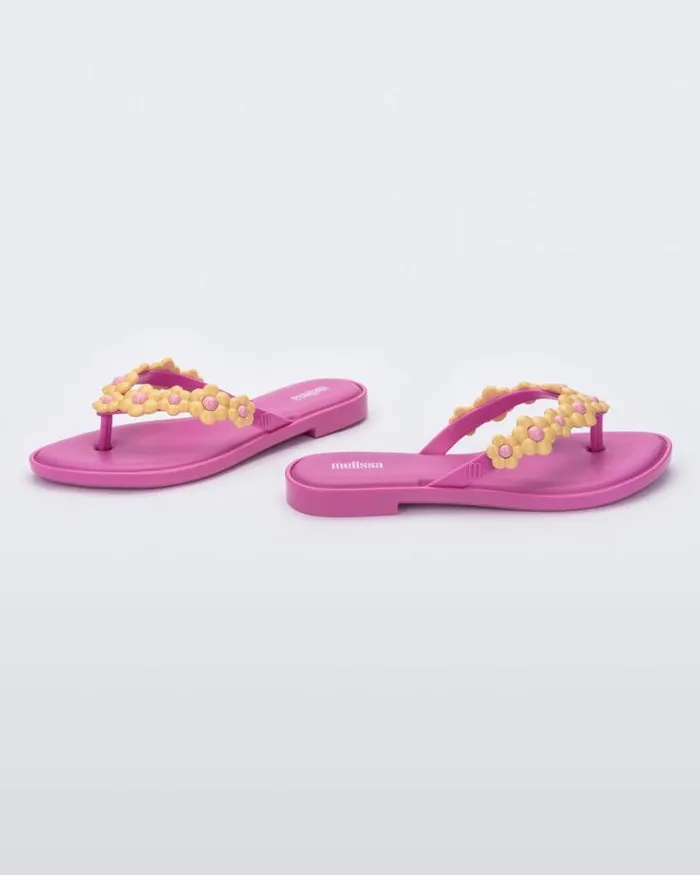 Flip Flop Spring Pinkyellow Women Melissa Flip Flops