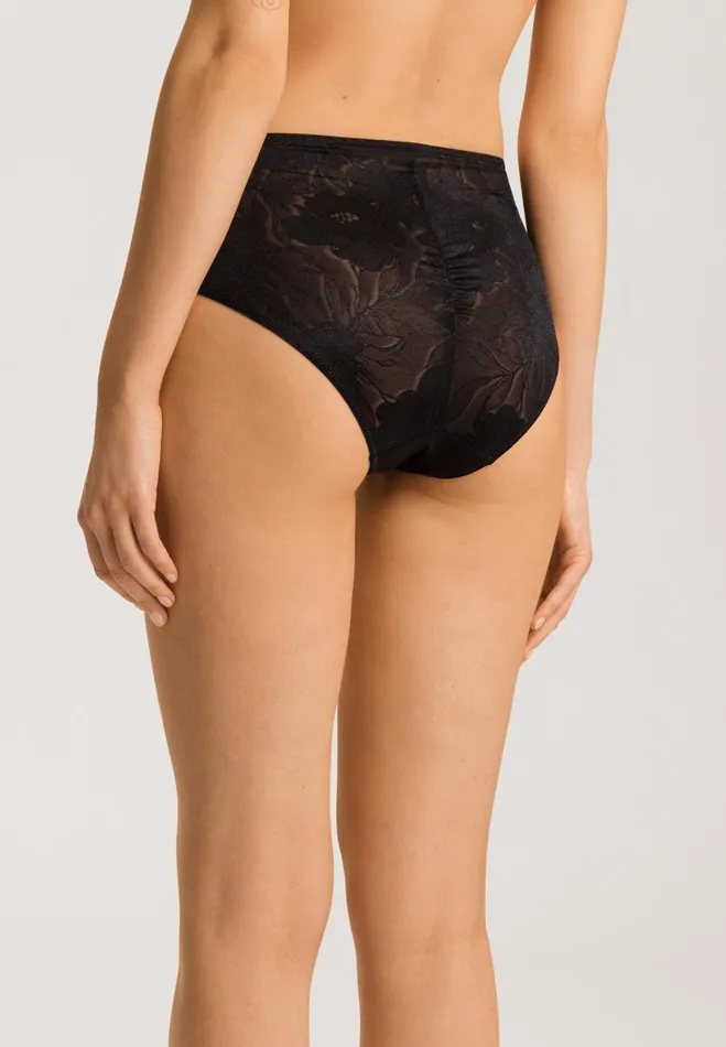 Floral Full Brief Black Beauty Women HANRO Full Briefs