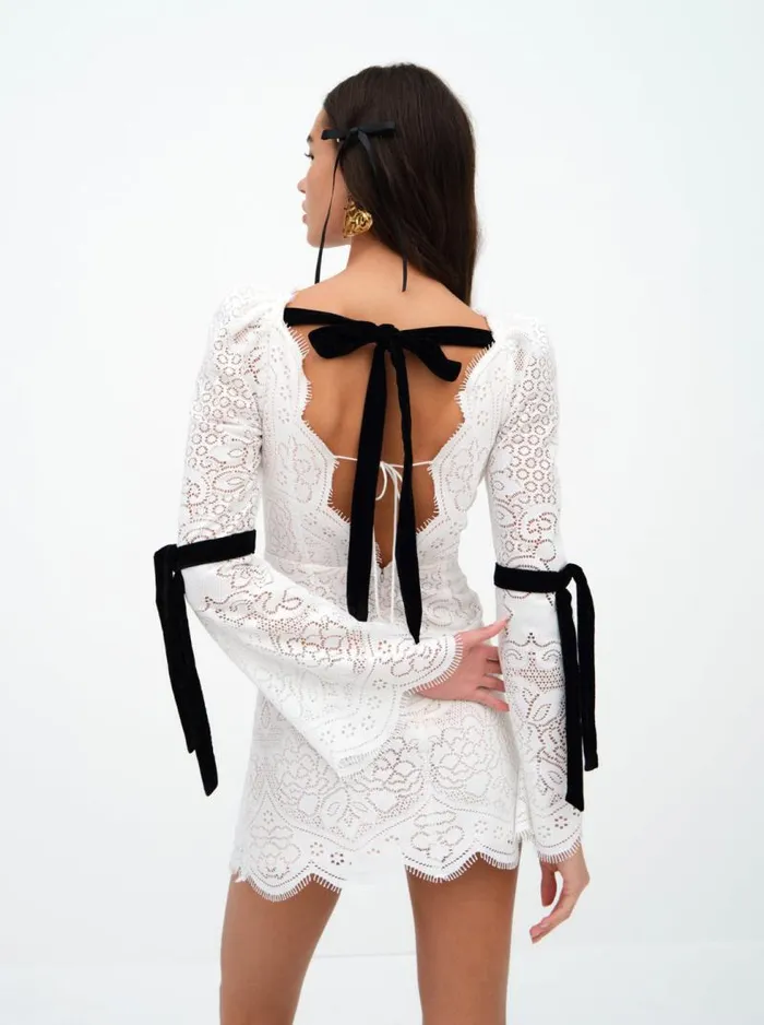 For Love and Lemons Dresses Araceli Mini Dress White 8211 Women