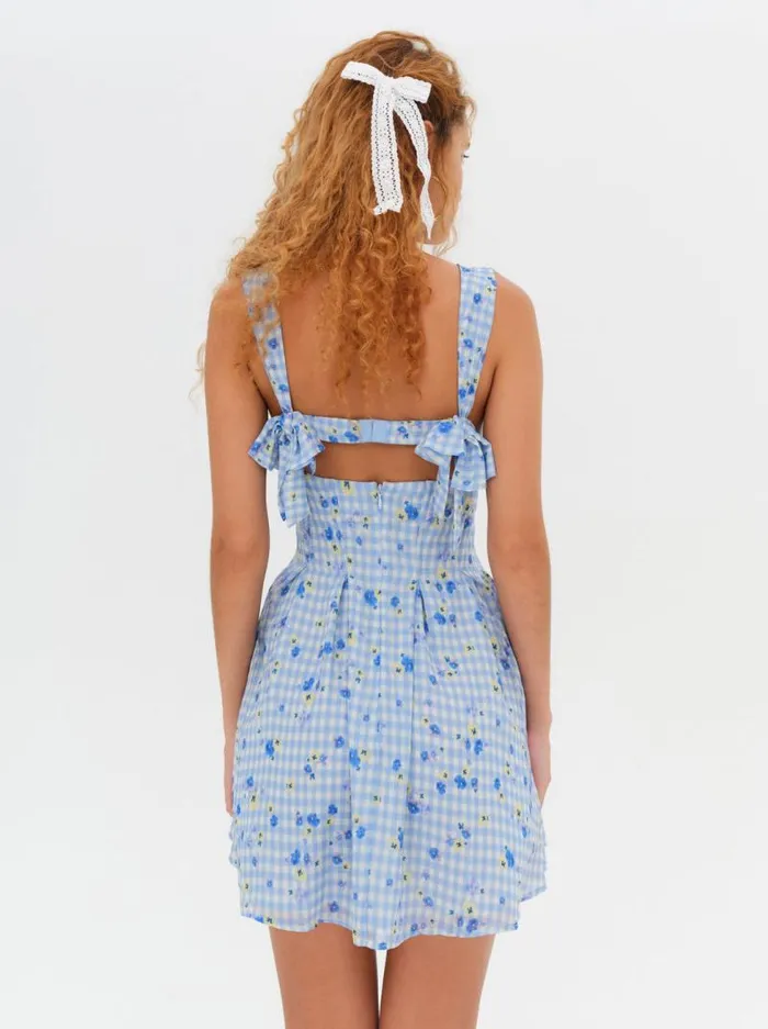 For Love and Lemons Dresses August Mini Dress Blue 8211 Women