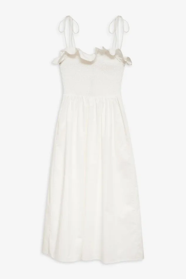 For Love and Lemons Dresses Bethany Midi Dress White 8211 Women