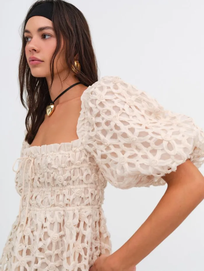 For Love and Lemons Dresses Brooke Mini Dress White 8211 Women