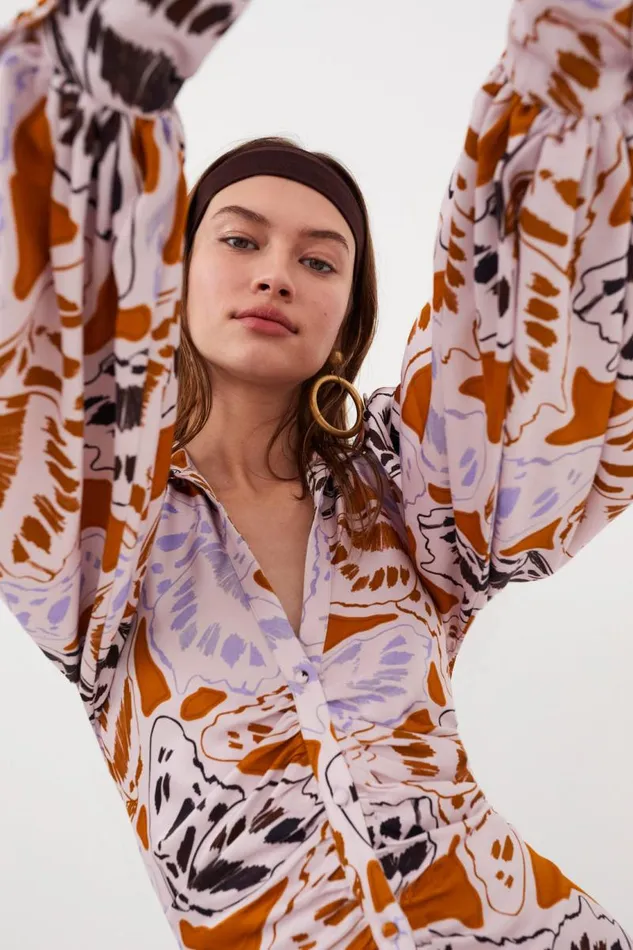 For Love and Lemons Dresses Esmeralda Mini Dress Orange 8211 Women