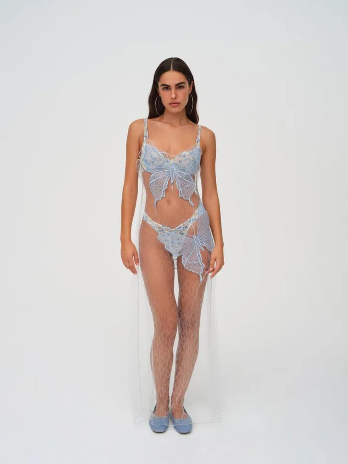 For Love and Lemons Dresses Evianna Maxi Dress Blue 8211 Women