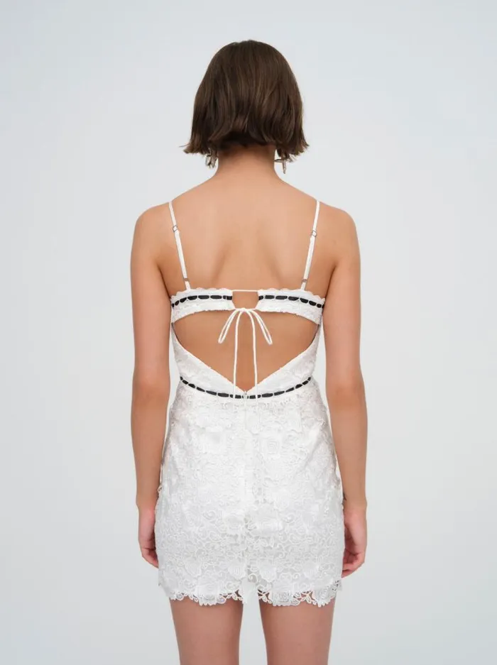 For Love and Lemons Dresses Josette Mini Dress White 8211 Women