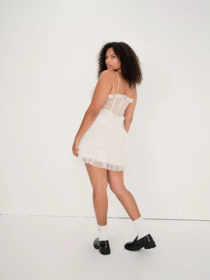 For Love and Lemons Dresses Jules Mini Dress White 8211 Women