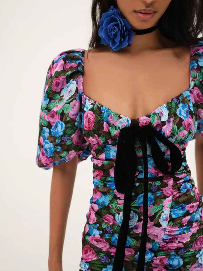 For Love and Lemons Dresses Marley Mini Dress Blue 8211 Women