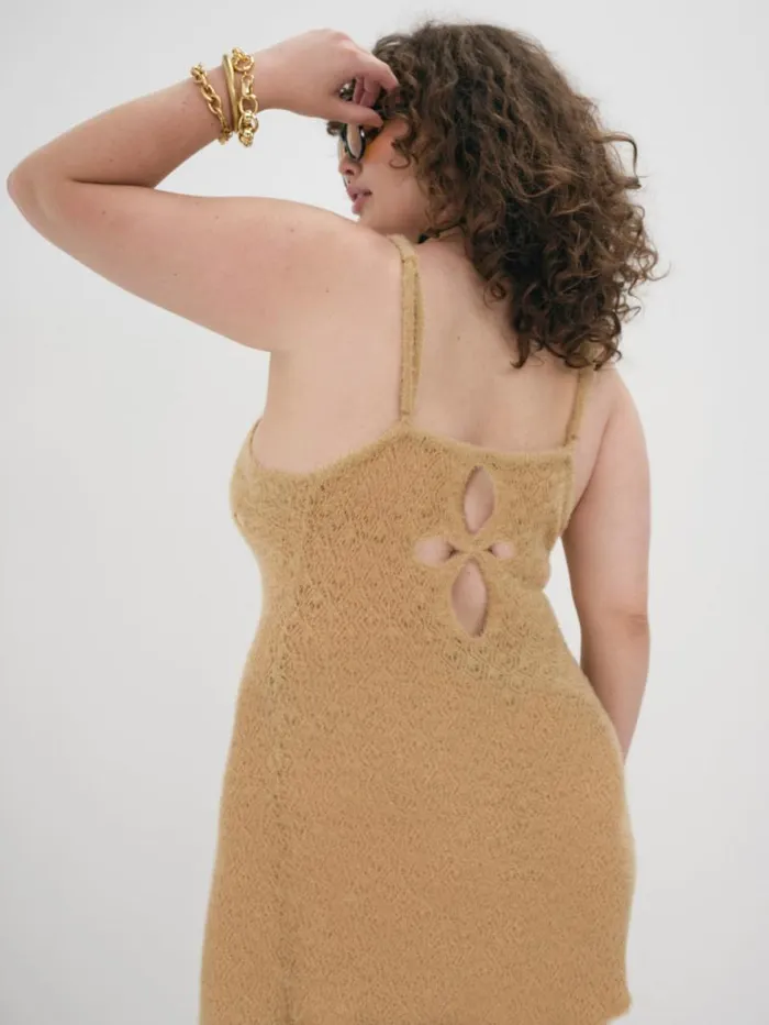 For Love and Lemons Dresses Mirabel Mini Dress Beige 8211 Women