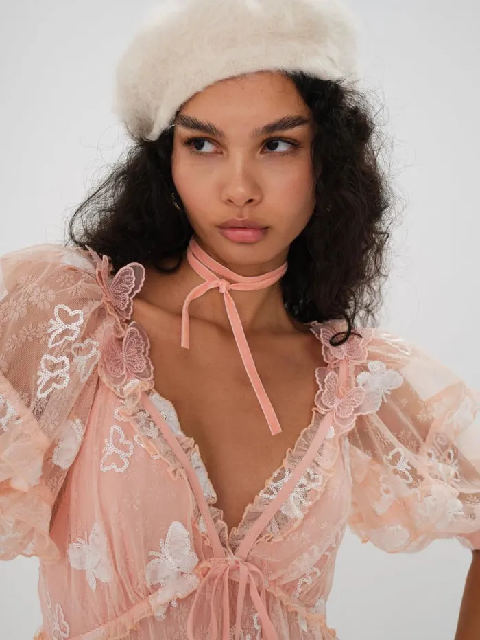 For Love and Lemons Dresses Shari Mini Dress Orange 8211 Women