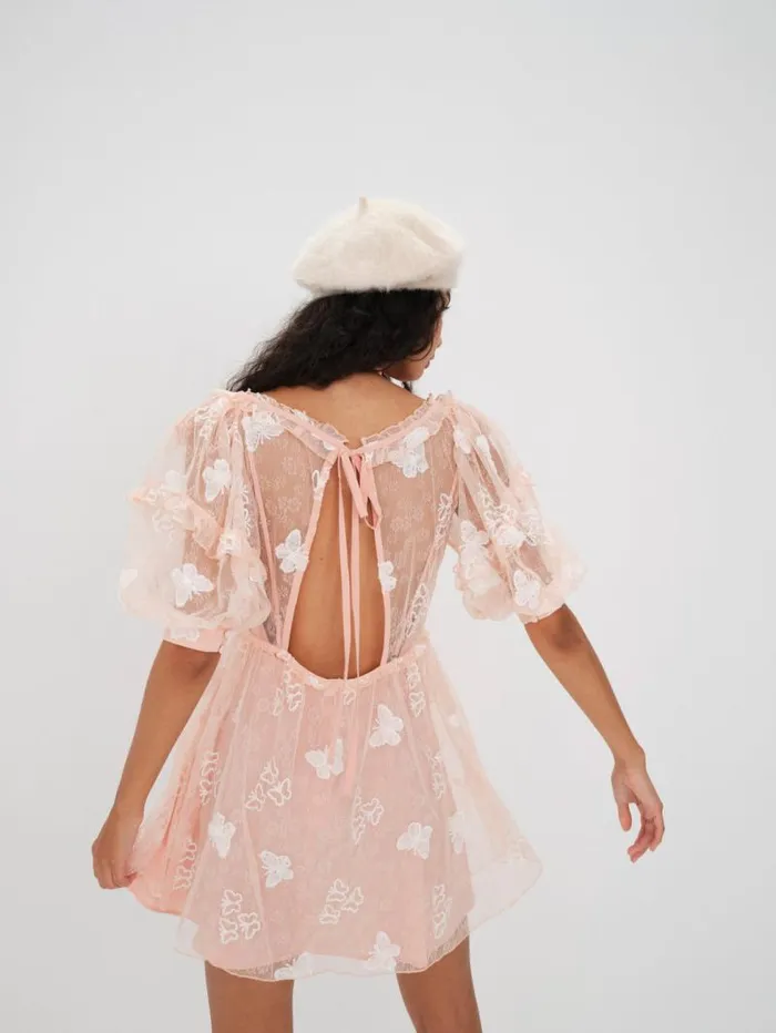 For Love and Lemons Dresses Shari Mini Dress Orange 8211 Women