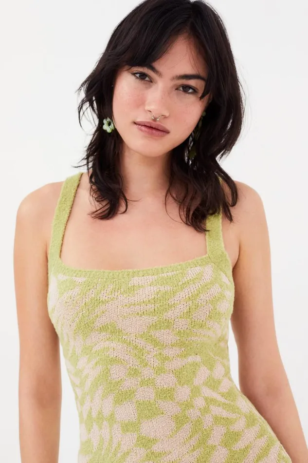 For Love and Lemons Dresses Simone Mini Dress Green 8211 Women