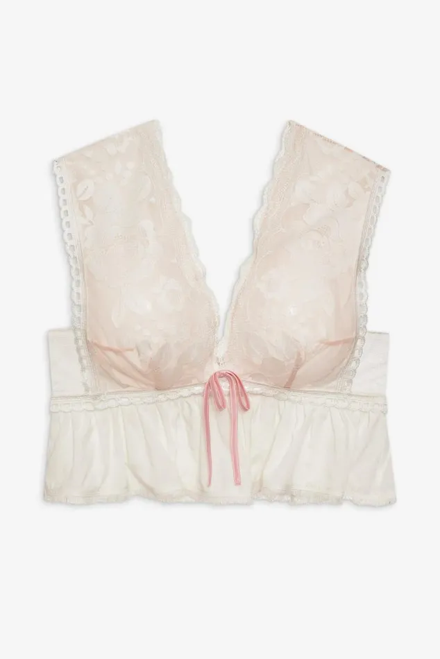 For Love and Lemons Lingerie Alexa Sleep Top Ivory 8211 Women