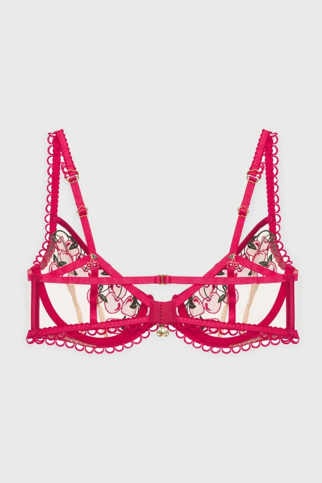 For Love and Lemons Lingerie Cherie Underwire Bra Red 8211 Women
