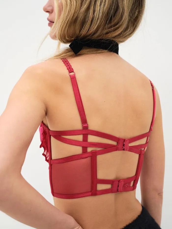 For Love and Lemons Lingerie Clara Bustier Red 8211 Women