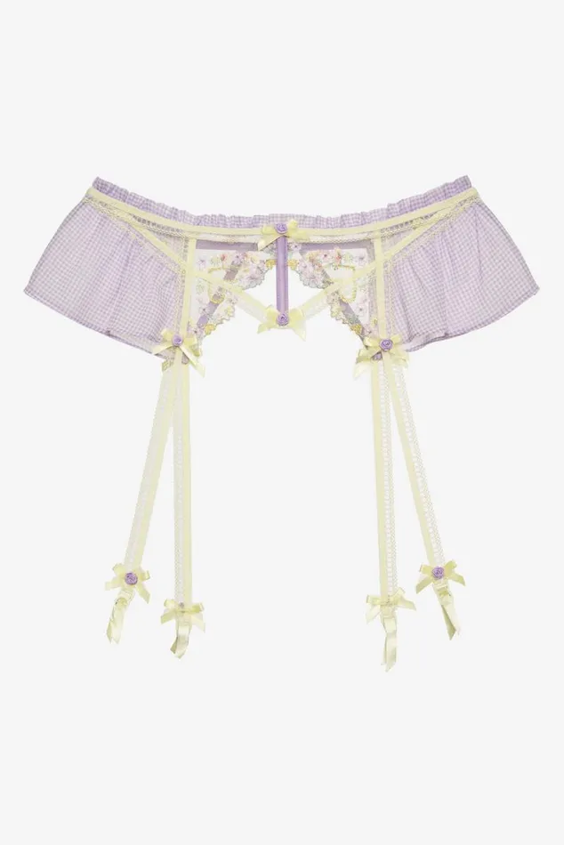 For Love and Lemons Lingerie Heart Wreath Garter Yellow 8211 Women For Love and Lemons Lingerie Heart Wreath Garter Yellow 8211 Women