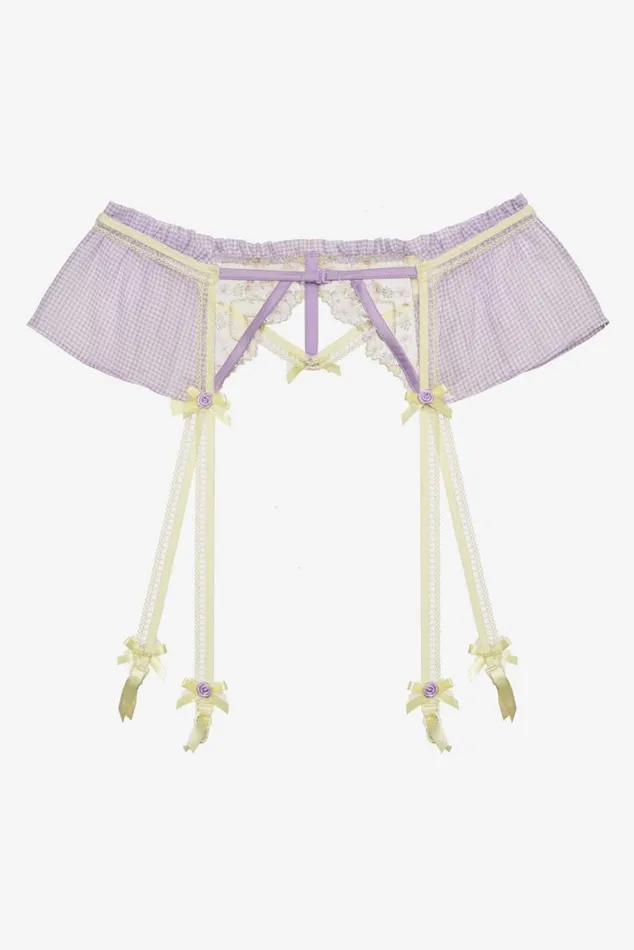 For Love and Lemons Lingerie Heart Wreath Garter Yellow 8211 Women For Love and Lemons Lingerie Heart Wreath Garter Yellow 8211 Women