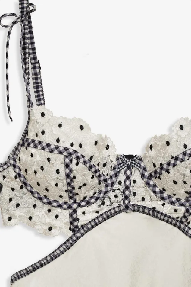 For Love and Lemons Lingerie Odette Slip Dress White 8211 Women