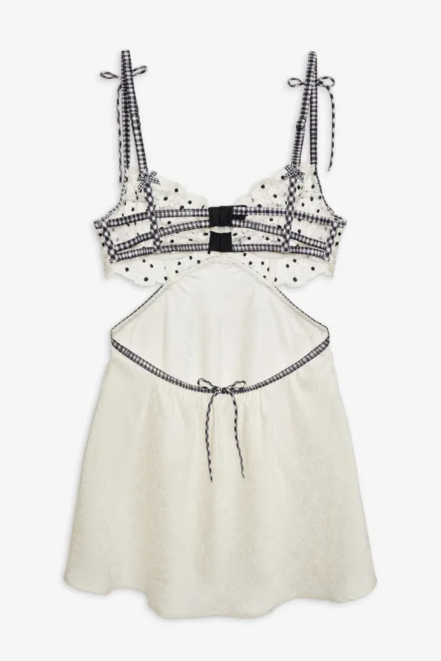 For Love and Lemons Lingerie Odette Slip Dress White 8211 Women