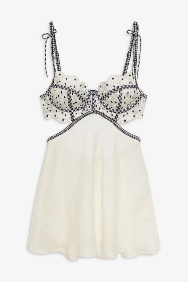 For Love and Lemons Lingerie Odette Slip Dress White 8211 Women