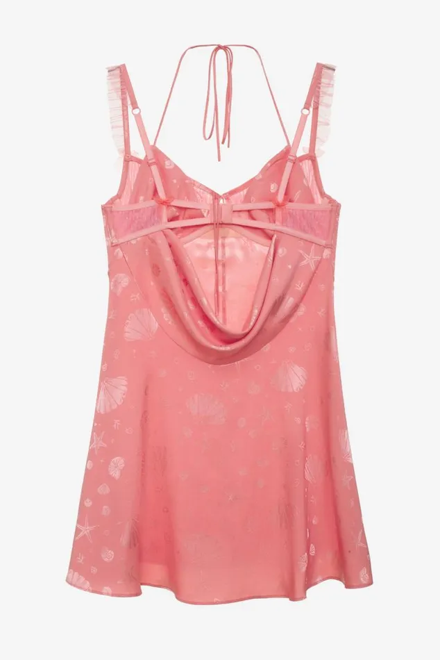 For Love and Lemons Lingerie Seashell Slip Dress Pink 8211 Women