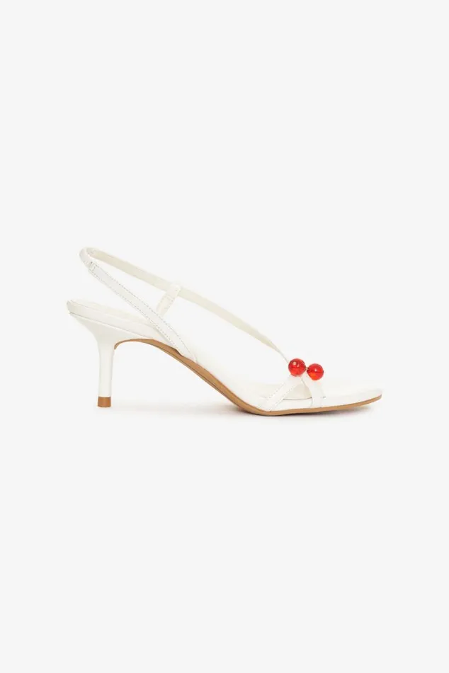 For Love and Lemons Shoes Cerise Heel White 8211 Women