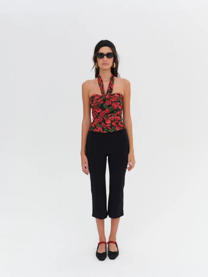 For Love and Lemons Tops Abby Strapless Top Red 8211 Women For Love and Lemons Tops Abby Strapless Top Red 8211 Women