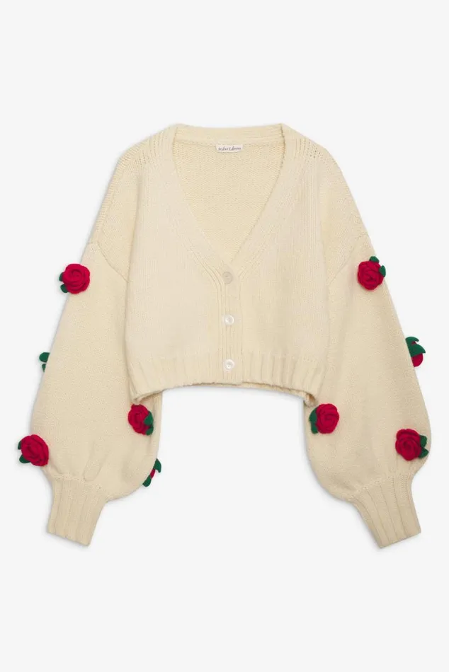 For Love and Lemons Tops Ellie Cardigan Ivory 8211 Women For Love and Lemons Tops Ellie Cardigan Ivory 8211 Women