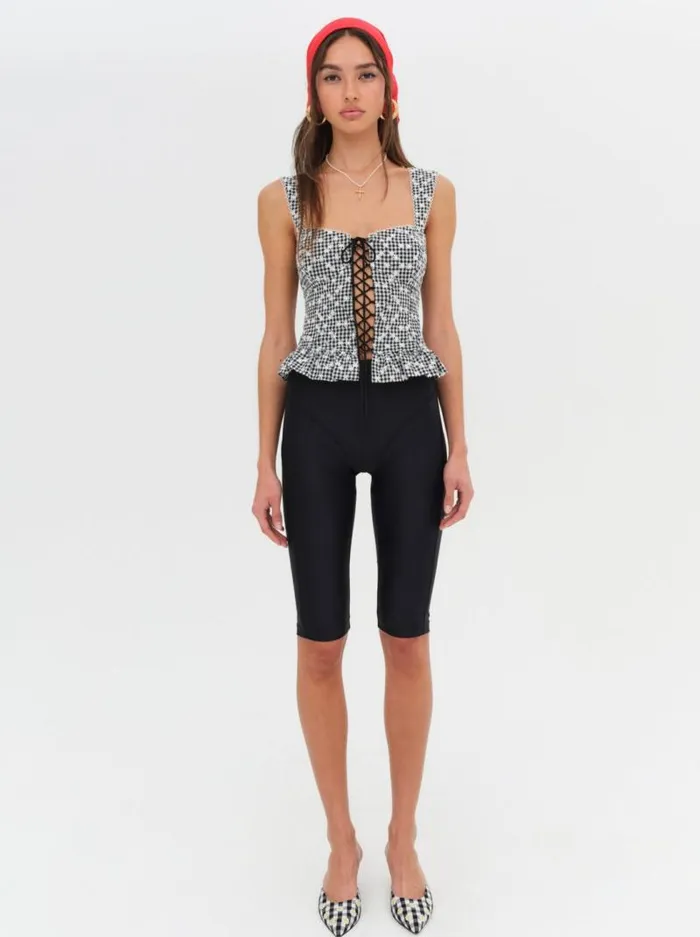 For Love and Lemons Tops Mimi Corset Top Black 8211 Women