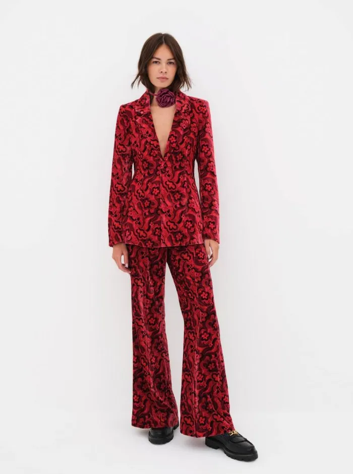 For Love and Lemons Tops Penny Blazer Red 8211 Women