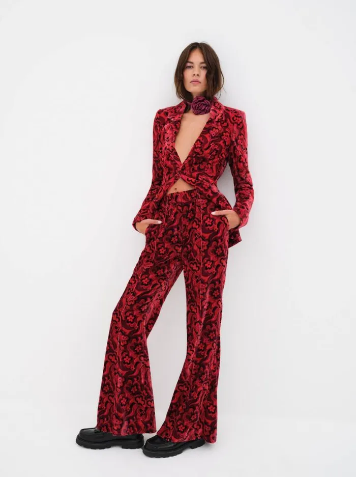 For Love and Lemons Tops Penny Blazer Red 8211 Women