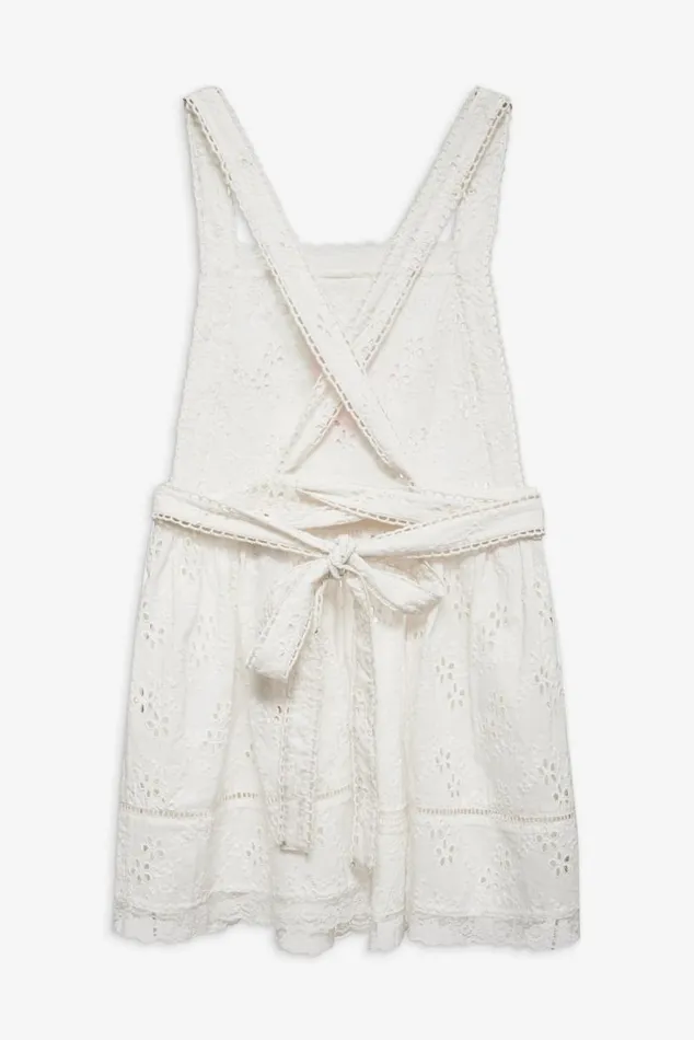 For Love and Lemons Tops Rose Embroidered Apron White 8211 Women