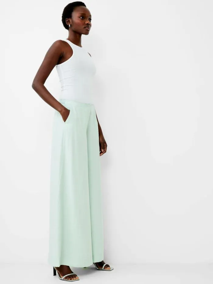 French Connection Barbara Trousers Subtle Green Women Trousers