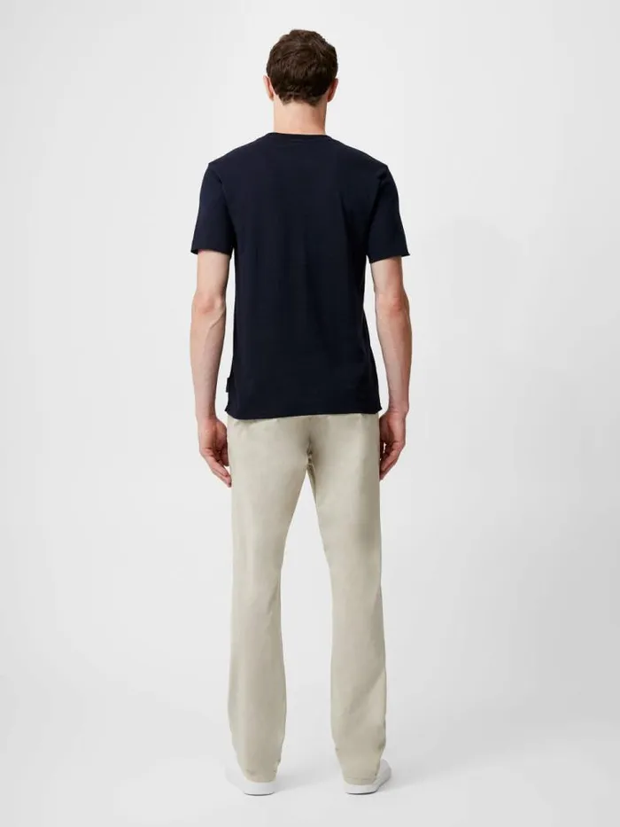 French Connection Embroidered Sports Car Graphic TShirt Marine Men TShirts and Polo Shirts