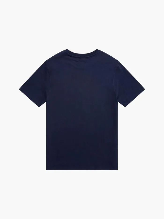 French Connection Embroidered Sports Car Graphic TShirt Marine Men TShirts and Polo Shirts